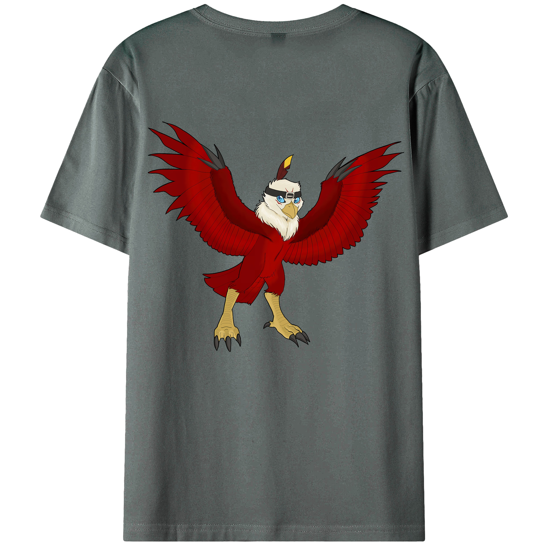 （画像用） Digimon デジタルモンスター/デジモン 綿100％半袖Tシャツ（背面プリント）